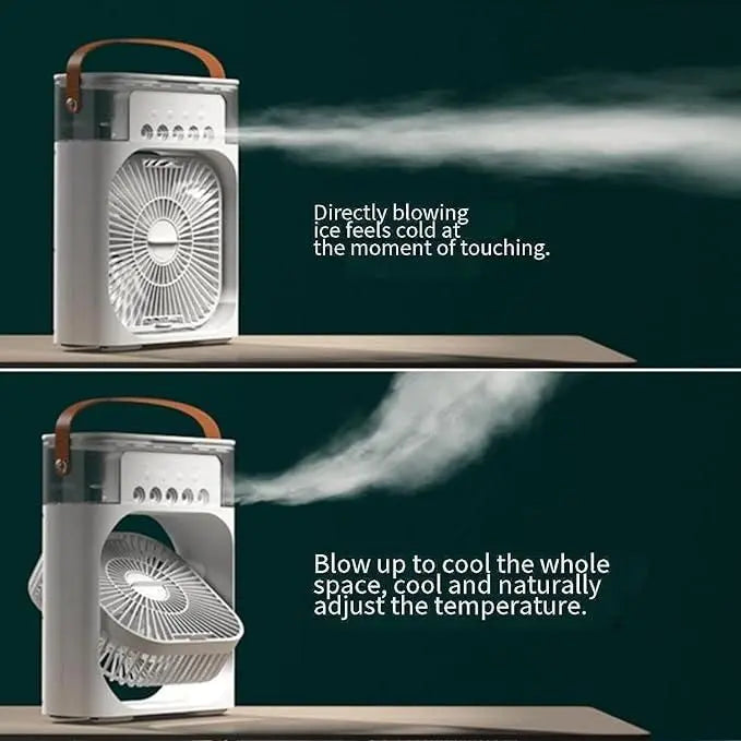 Portable Mini Air Cooler & Humidifier with Mist Spray Technology
