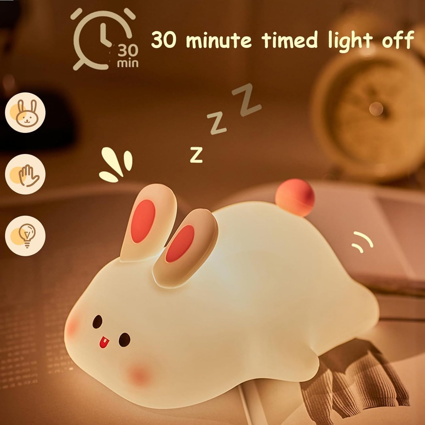 Kids Cute Little Rabbit Night Light