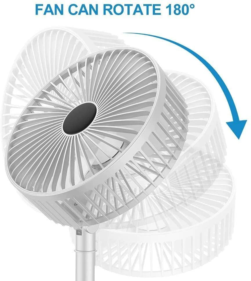 Rechargeable Telescopic Folding Fan