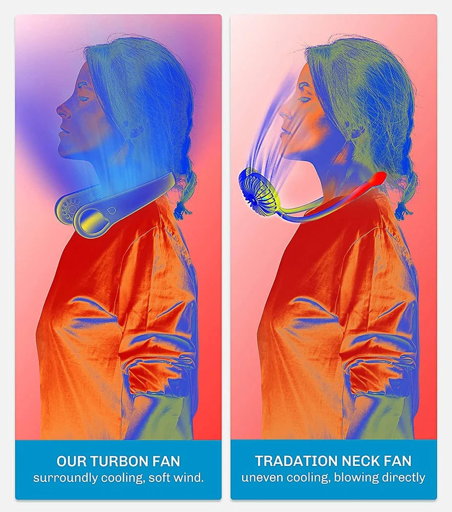 Portable Neck Fan - Hands-Free Cooling Anywhere
