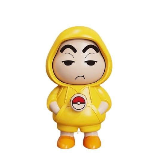 Premium Shinchan Face Changing Keychain - 3D Interactive Collectible