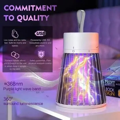 Rechargeable Mosquito Killer Lamp - Indoor UV Bug Zapper