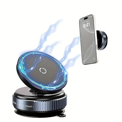 Ultimate Magnetic Vacuum Phone Mount: 360° Adjustable Car & Wall Holder