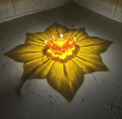 3D Reflective Shadow Diya Set