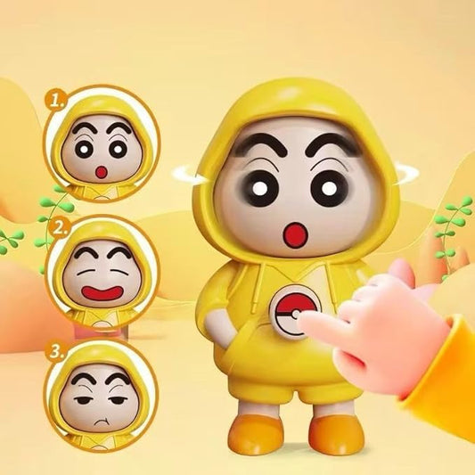 Premium Shinchan Face Changing Keychain - 3D Interactive Collectible