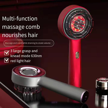 Electric Head Scalp Massager 2-in-1: Scalp Massage Brush & Oil Applicator
