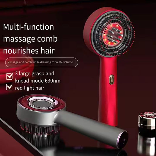 Electric Head Scalp Massager 2-in-1: Scalp Massage Brush & Oil Applicator