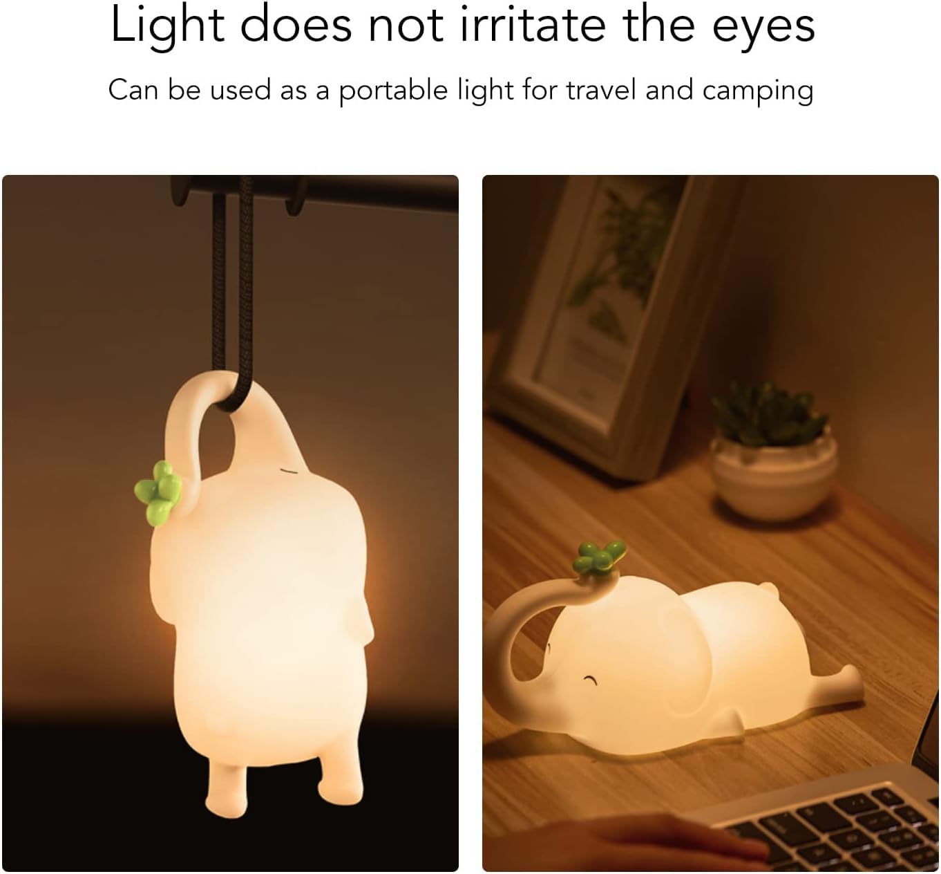 Elephant Night Light for Kids