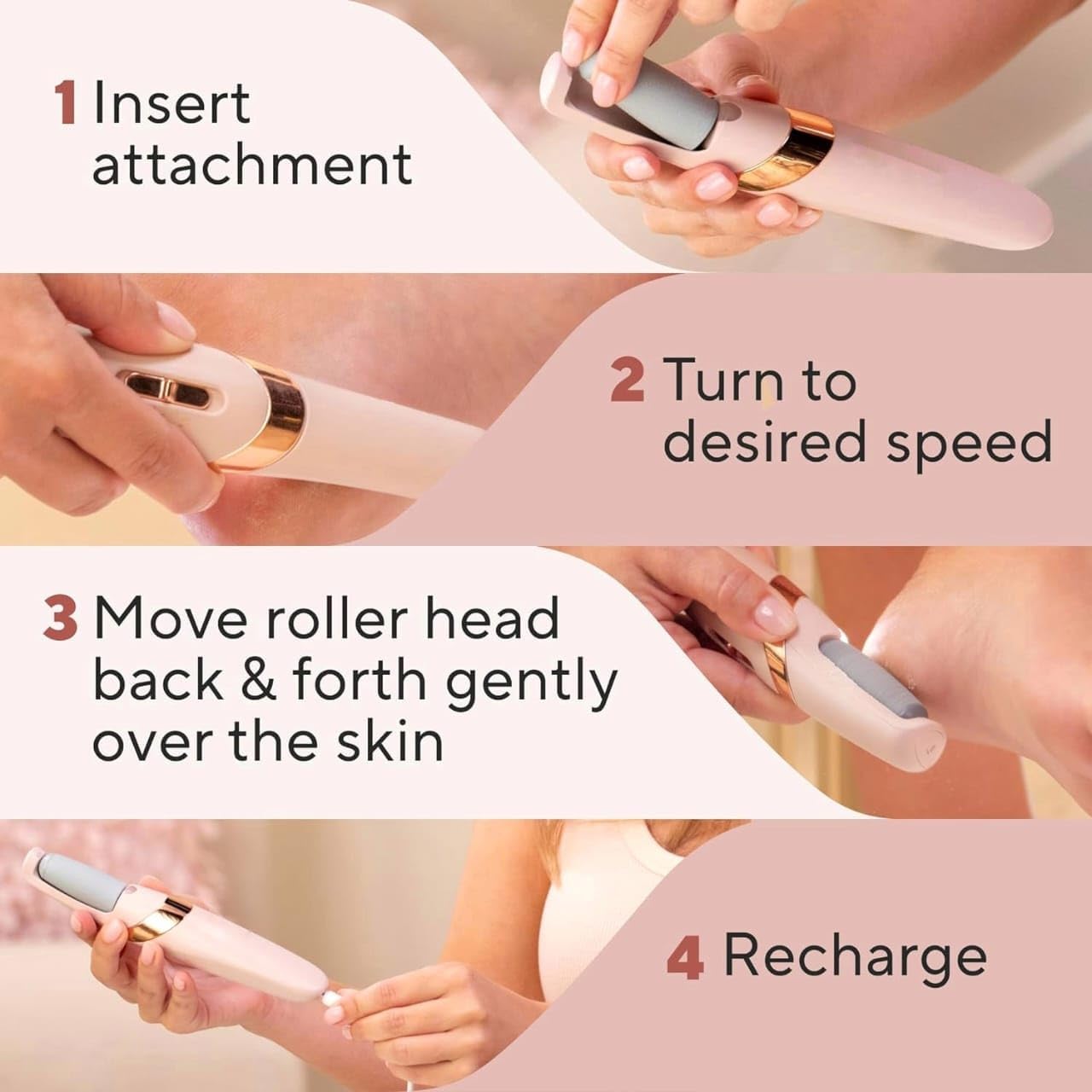 Electric Foot Callus Remover - Perfect Mother's Day Gift for Spa-Like Pedicures at Home