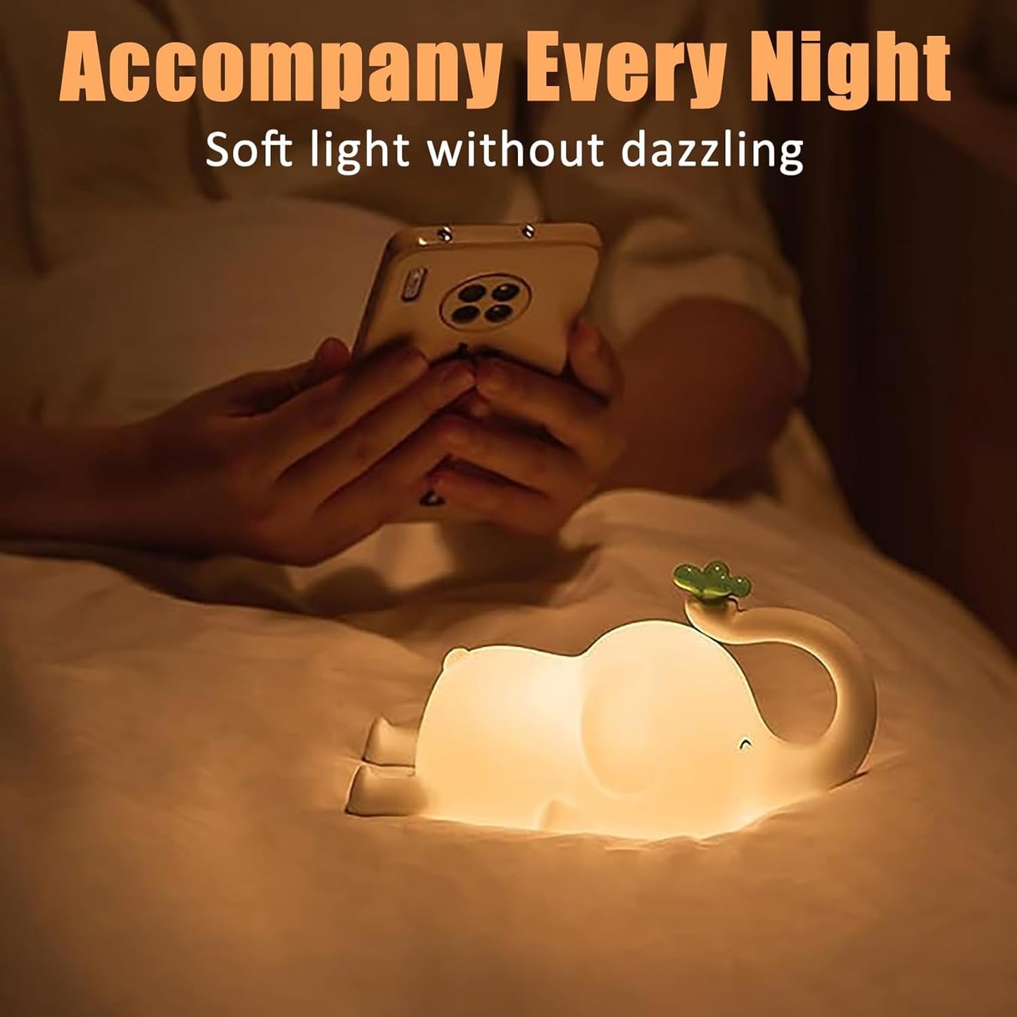 Elephant Night Light for Kids