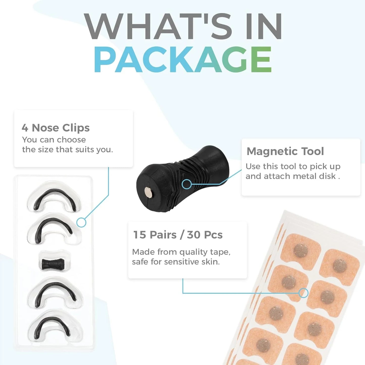 Magnetic Nasal Dilator Strips
