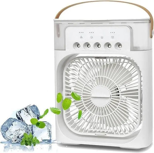 Portable Mini Air Cooler & Humidifier with Mist Spray Technology