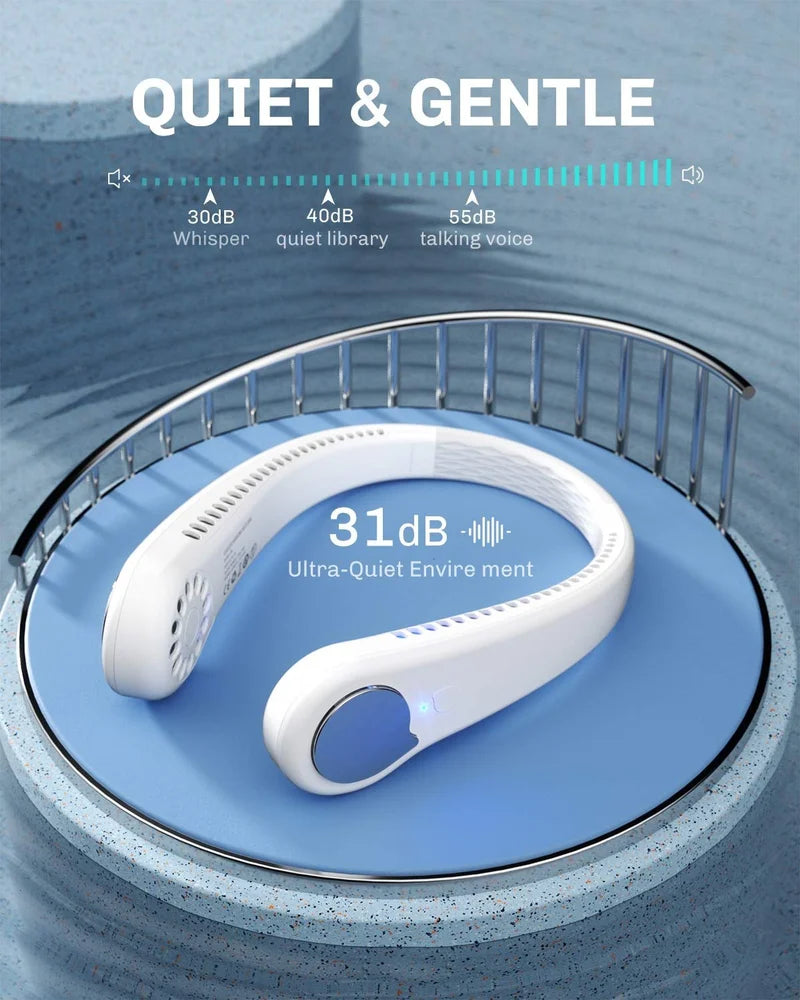 Portable Neck Fan - Hands-Free Cooling Anywhere