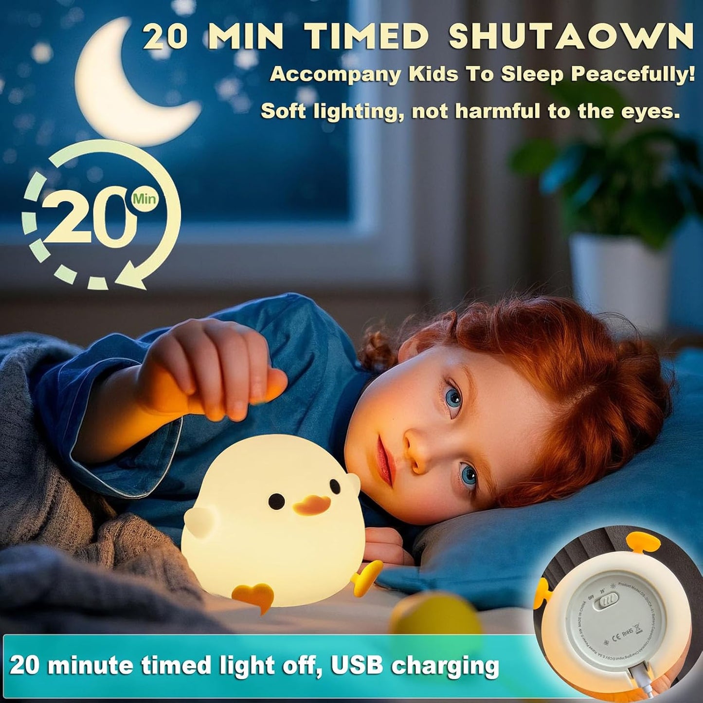 Adorable Duck Night Lamp