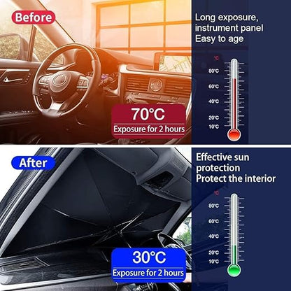 Revolutionary Car Windshield Sun Shade Umbrella
