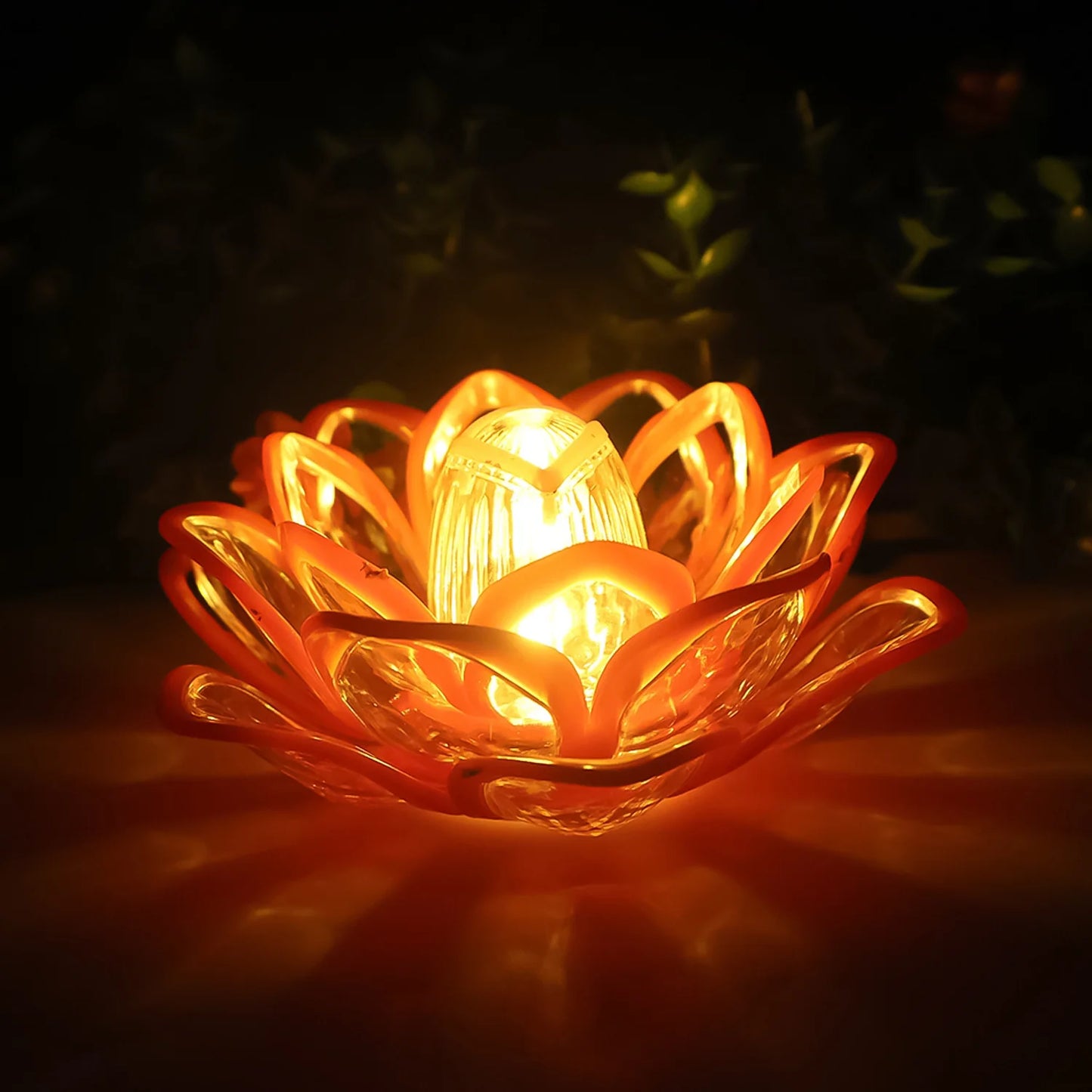 Lotus LED Candle Light – Flameless Festive Diya