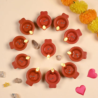 Water-Activated LED Diyas
