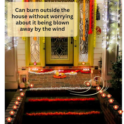 Water-Activated LED Diyas