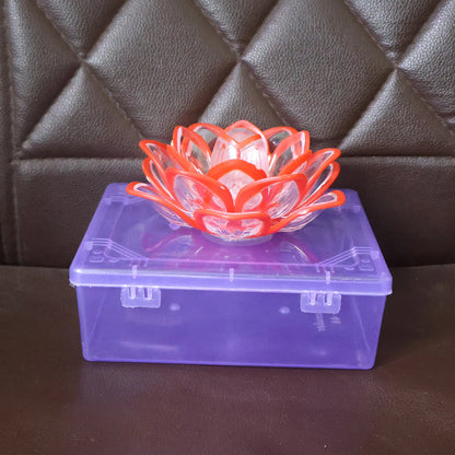 Lotus LED Candle Light – Flameless Festive Diya
