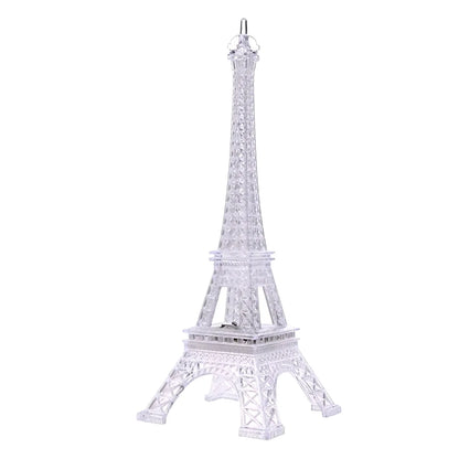 Eiffel Tower LED Decorative Showpiece | Multicolor Changing Crystal Effect Night Light for Home, Office & Gifting
