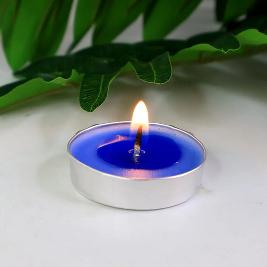 Mix Color Scented Wax Tea Light Candles (25 Pcs) | Long-Lasting Disposable Candles for Aromatherapy, Meditation & Diwali Decor
