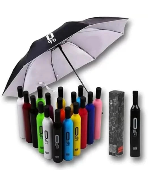 Bottle Beautiful Travel Umbrella - Compact Protection for Two