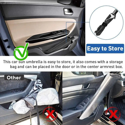 Revolutionary Car Windshield Sun Shade Umbrella