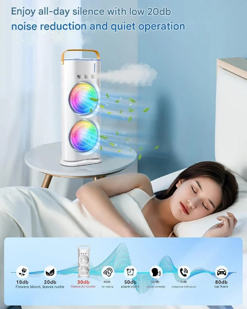 Dynamic Double End Mist Cooler Fan