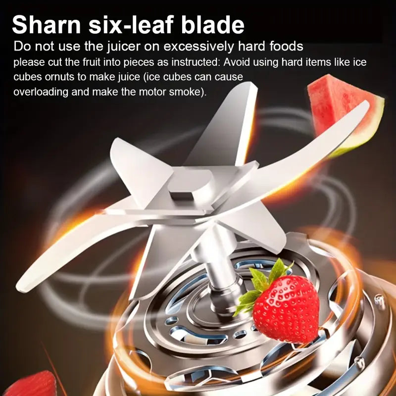 Portable USB Juice Blender - Rechargeable Personal Smoothie Maker