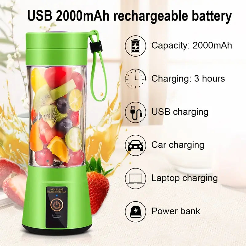 Portable USB Juice Blender - Rechargeable Personal Smoothie Maker