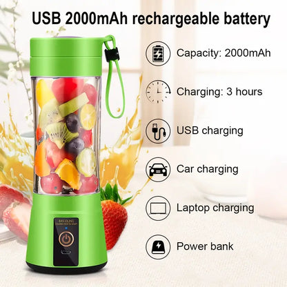 Portable USB Juice Blender - Rechargeable Personal Smoothie Maker