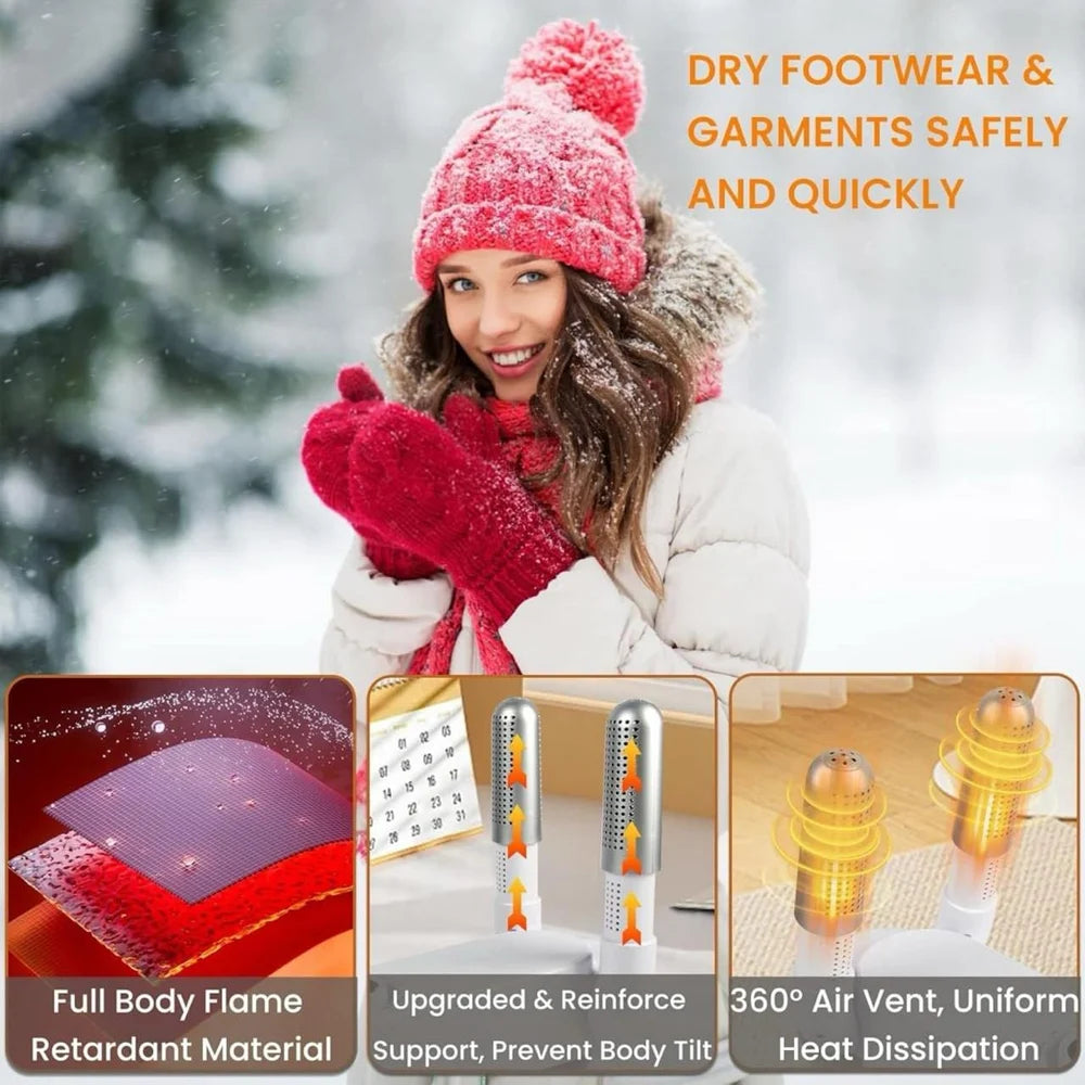 Portable & Foldable Shoe Dryer