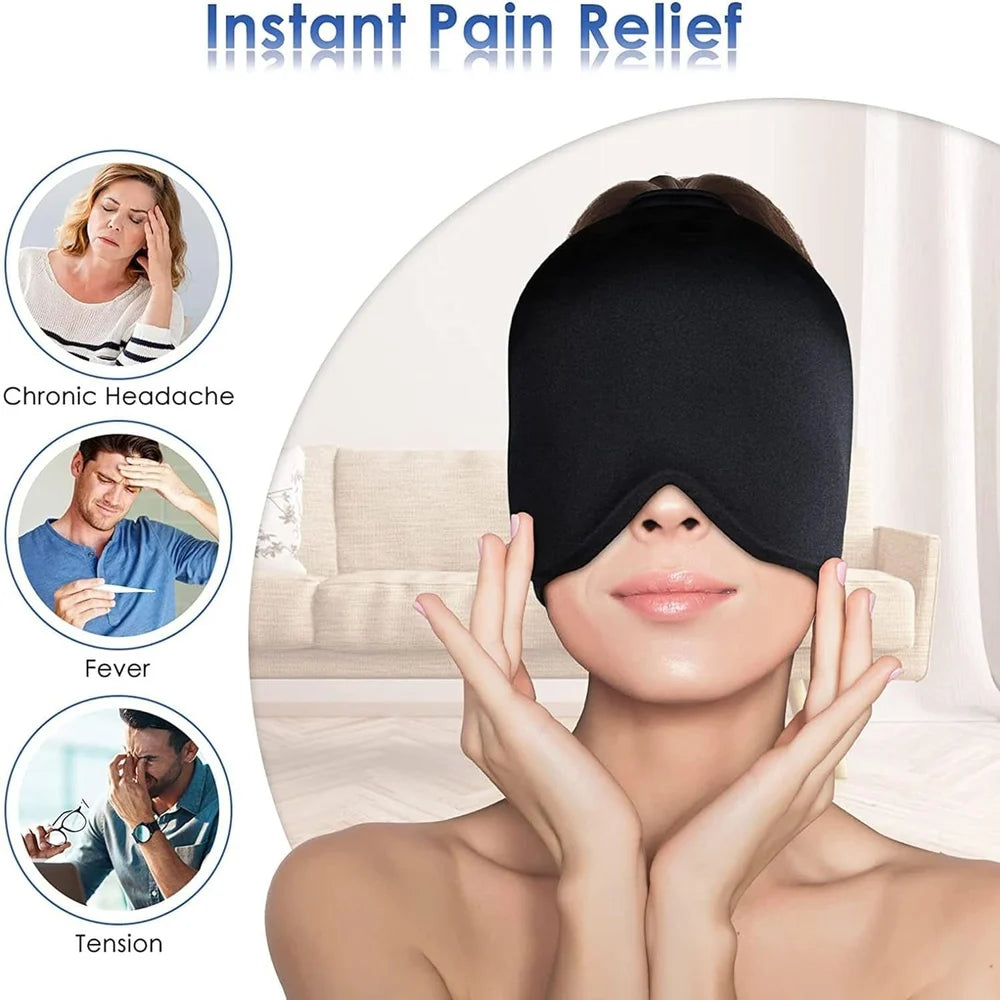 ThermaComfort 360° Head Therapy Wrap - Migraine Relief Cap