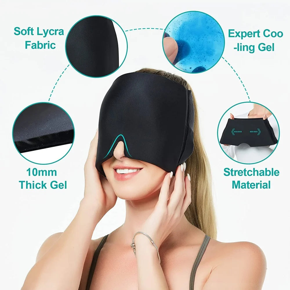 ThermaComfort 360° Head Therapy Wrap - Migraine Relief Cap