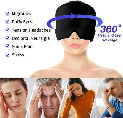 ThermaComfort 360° Head Therapy Wrap - Migraine Relief Cap