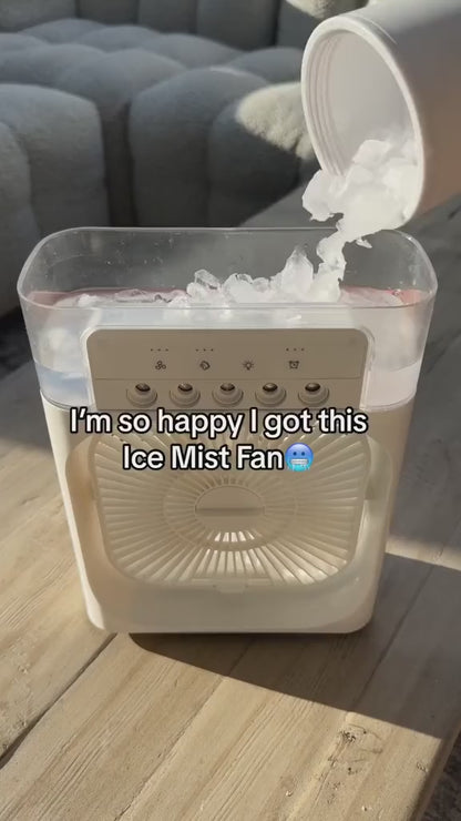 Portable Mini Air Cooler & Humidifier with Mist Spray Technology